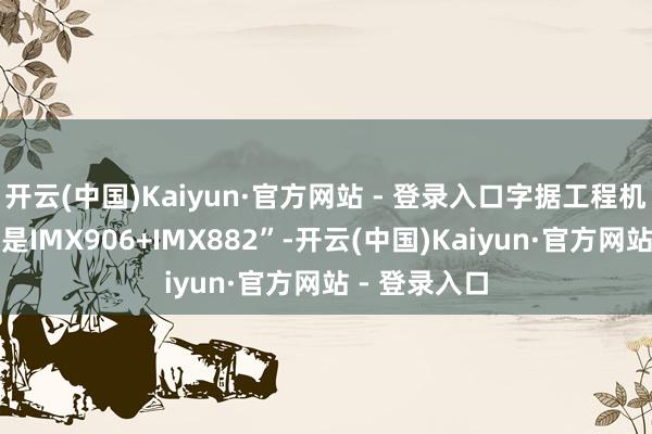 开云(中国)Kaiyun·官方网站 - 登录入口字据工程机的尺寸忖度是IMX906+IMX882”-开云(中国)Kaiyun·官方网站 - 登录入口